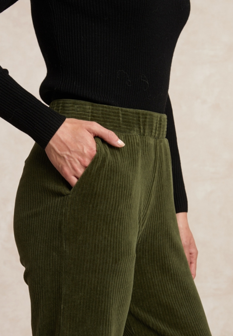 Classic Pant Cote Velours FOREST