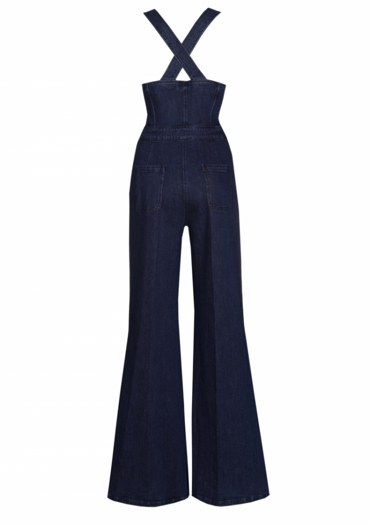 comfortabele overall in jeans, 23 Jeans Dark B