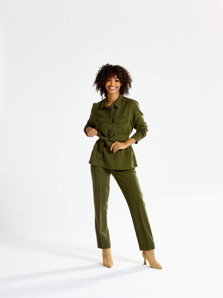 EMILIA broek 004 Khaki