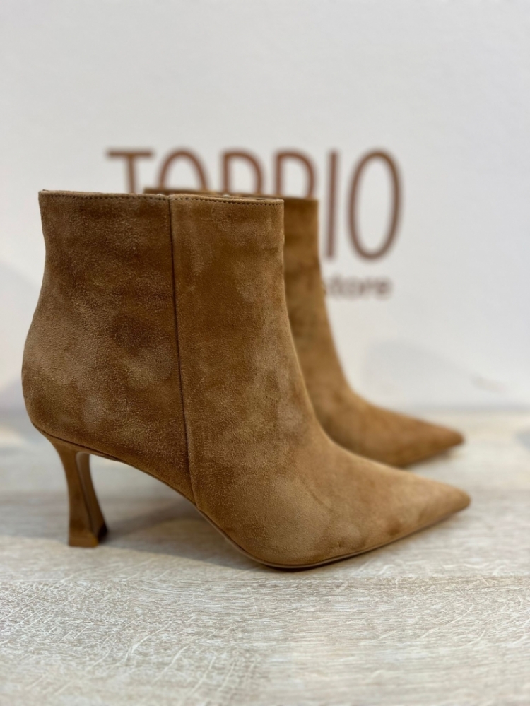 Bizou Ankle Boot 009 Suede Camel