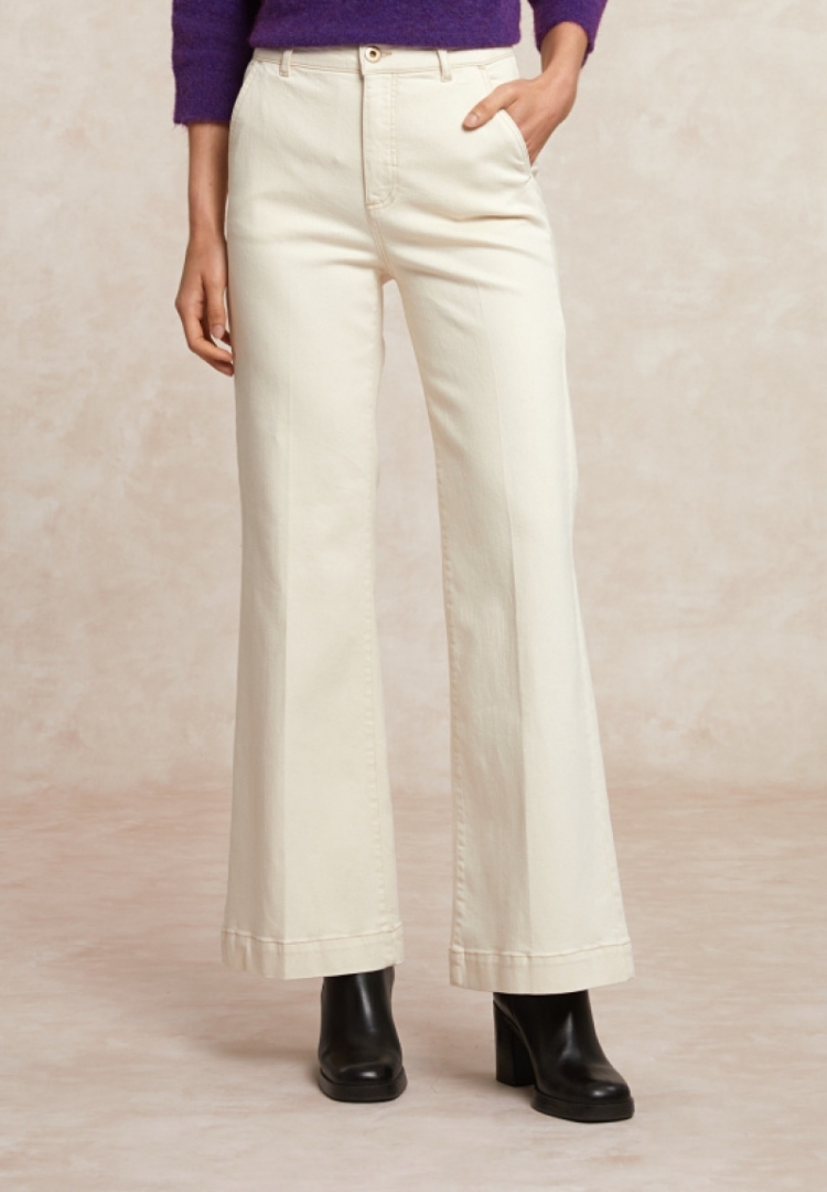 Pant Wide Leg Cream