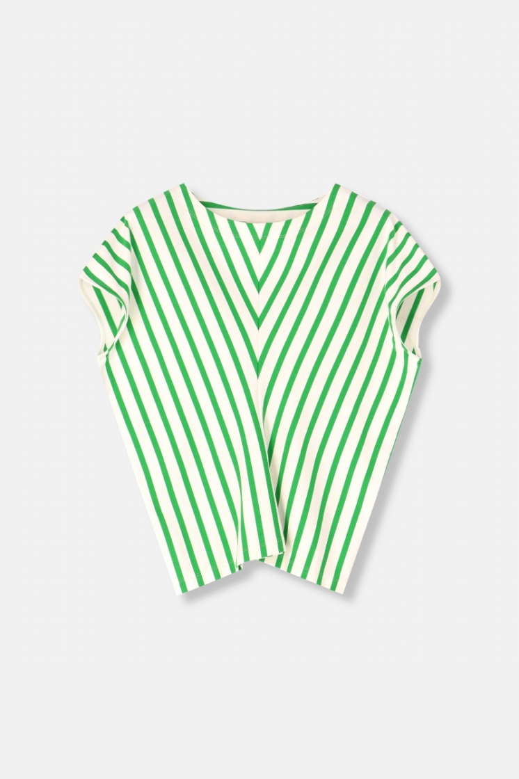 Sevi Striped Reis 423 930 Green/Ecru