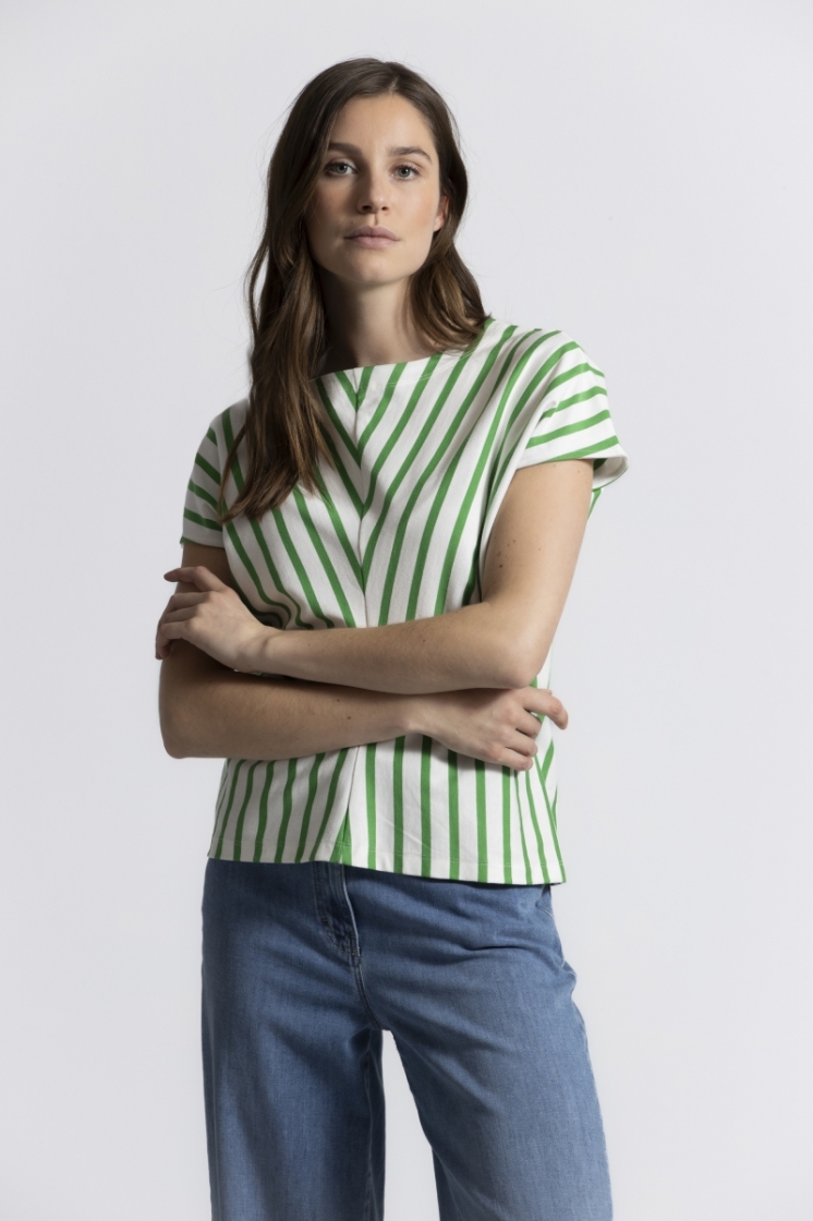 Sevi Striped Reis 423 930 Green/Ecru