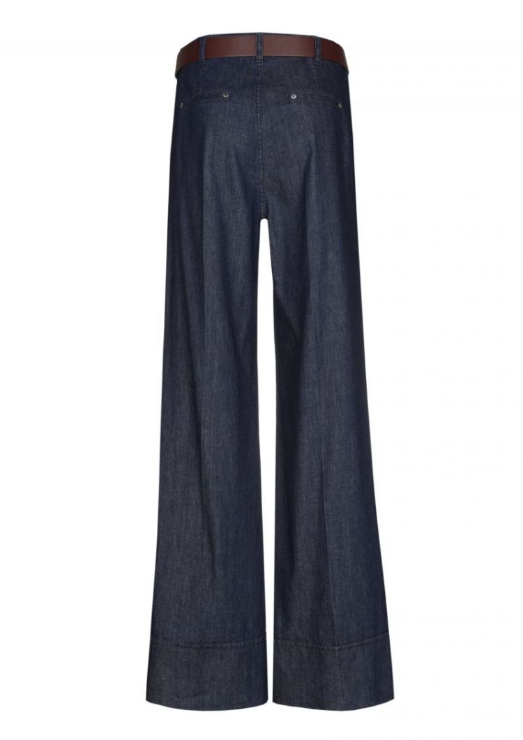 soepelvallende jeans, mid wais 23 Jeans Dark B