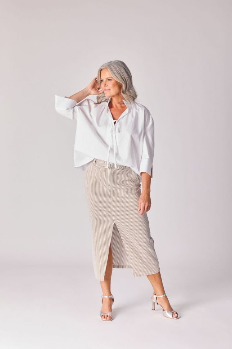 SIS Rok 077 Taupe Strip