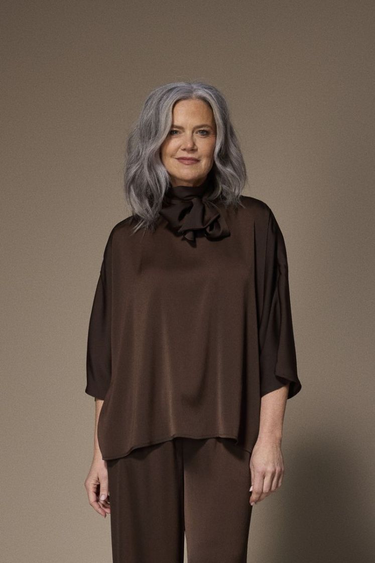 GALA Blouse 040 Brown