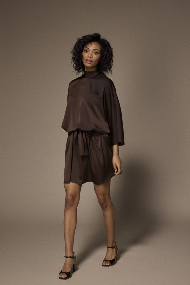GALA SHORT Dress 040 Brown