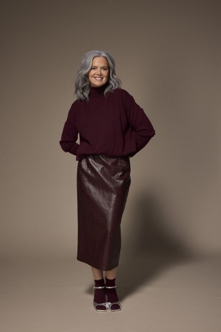 SELAH Turtleneck 037 Burgundy