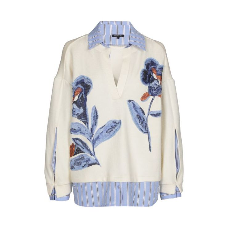 Two-in-one sweater met broderi 29 Multi Color