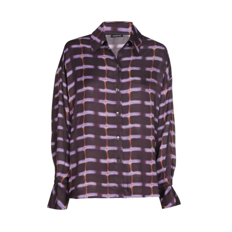 Hemdblouse met grafische print 59 Multi Color