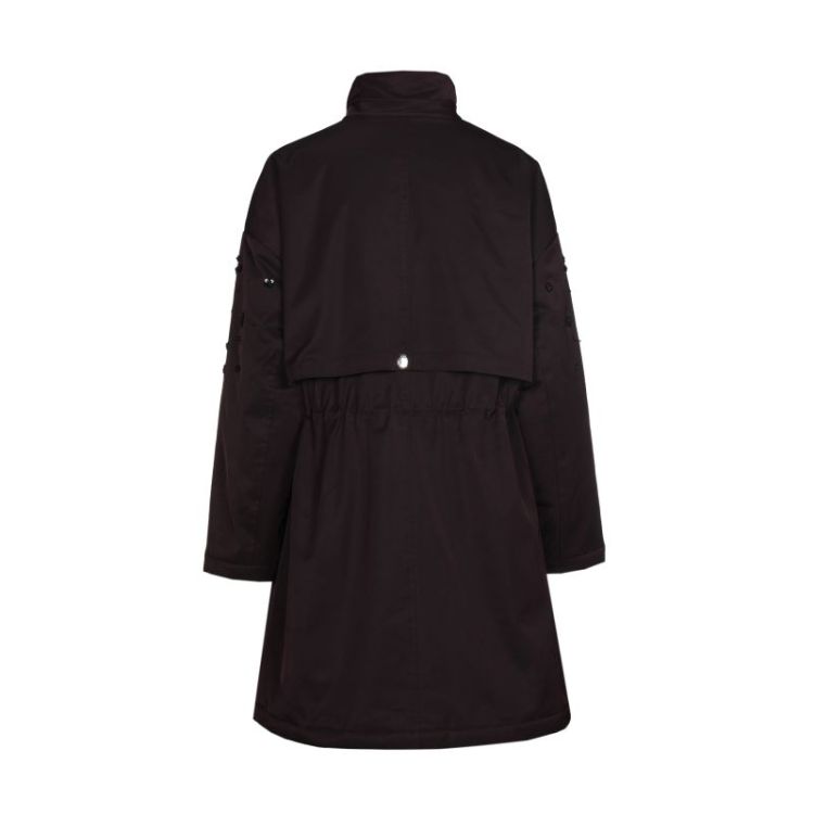 Elegante parka met zwarte pail 53 Eggplant