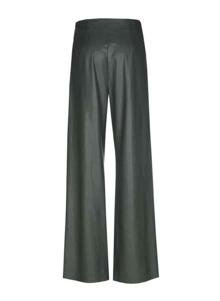 Broek in vegan leather, normal 61 Green