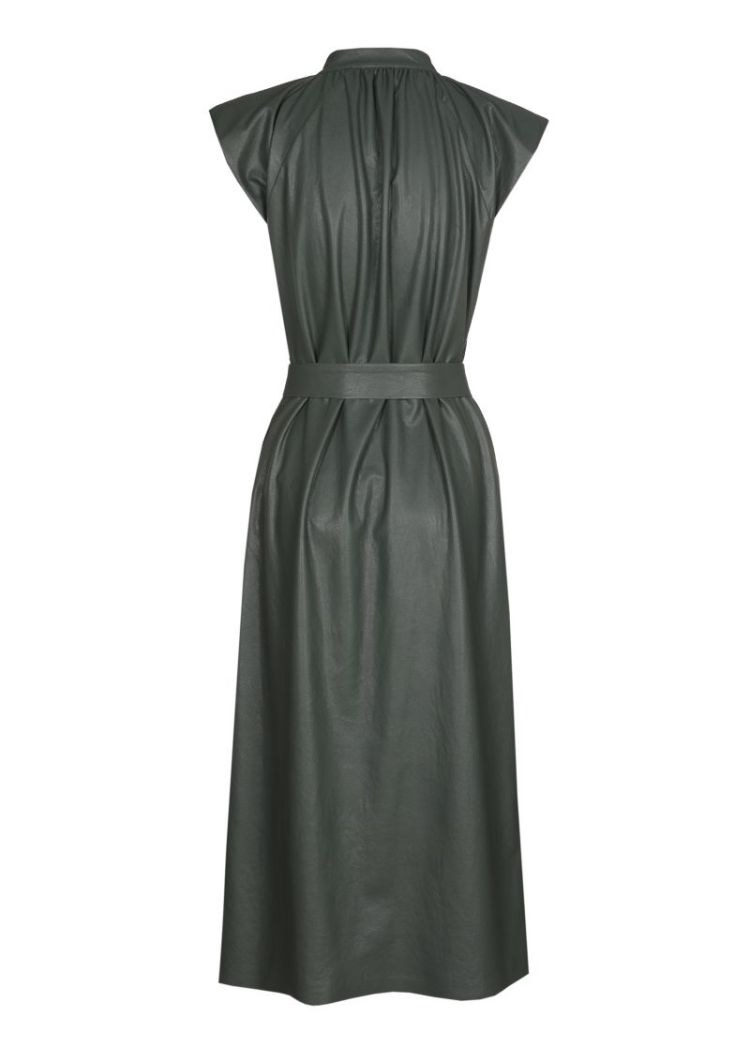 Elegante midi-jurk in vegan le 61 Green