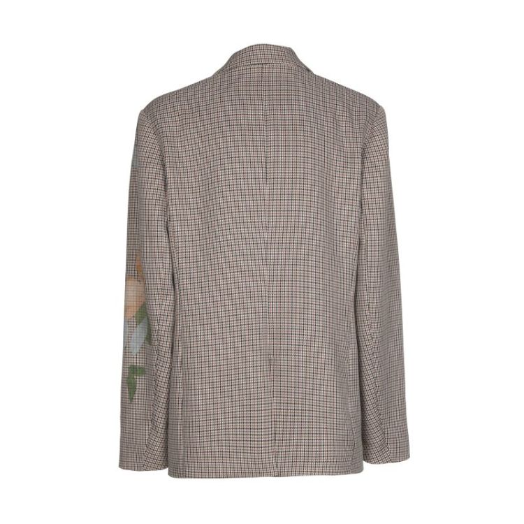 Geruite eyecatcher blazer met  69 Multi Color