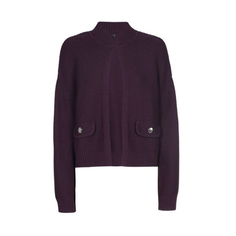 Elegante bolero cardigan 45 Plum